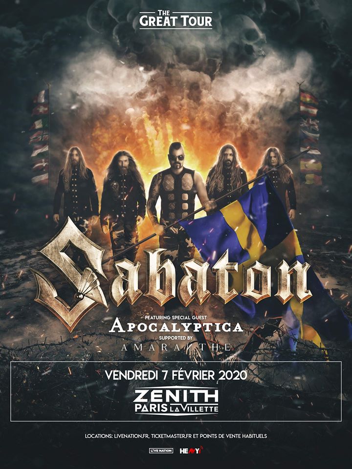 Sabaton - Paris février 2020