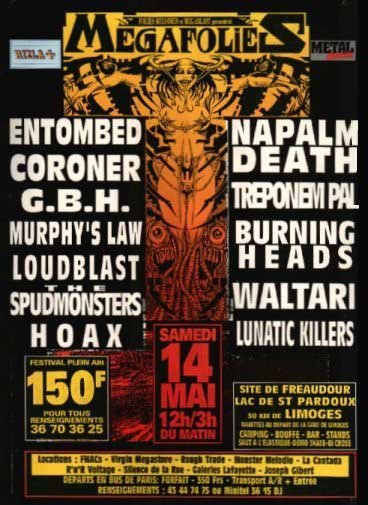 The Spudmonsters - festival Megafolies 1994